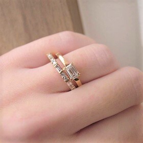 エメラルドカットダイヤモンドの指輪が豊富にそろっている華やかで洗練されたブランド。国内ブランドならではの安心感とホスピタリティも魅力です。「自分らしさ」を大切にする花嫁にオススメ。