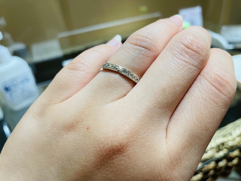 【お値下げ】木目金屋リング【18金×SV】【約18.5号】 杢目金屋 – 月桜 婚約指輪＆結婚指輪 | 杢目金屋(モクメガネヤ