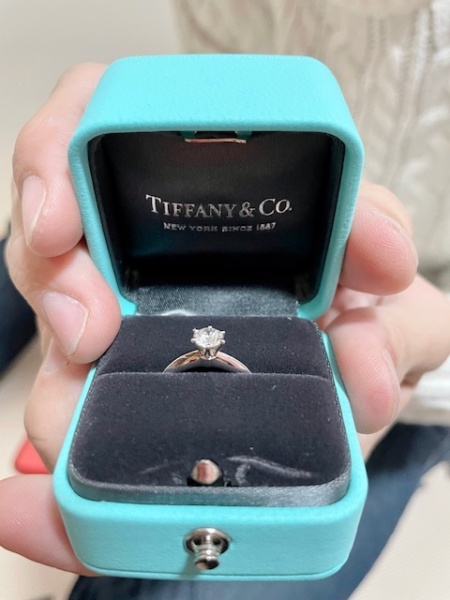 評価600＋【40万円購入】ティファニー 婚約指輪 - メルカリ