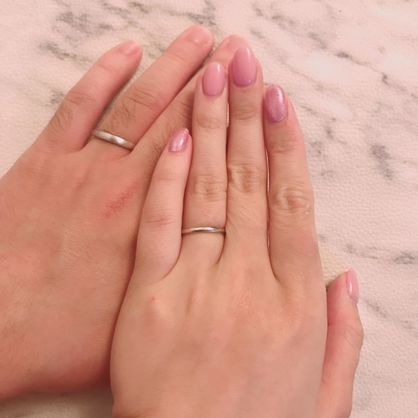 エンゲージリングに合わせて結婚指輪を買いたかったのでブランド