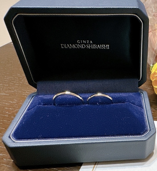 銀座ダイヤモンドシライシ　結婚指輪　プラチナ　女性用　美品 ギンザダイヤモンドシライシ | 銀座ダイヤモンドシライシ