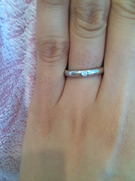 Tiffany & Co. シンプルリング シンプル，それでいて存在感のある指輪を探していました