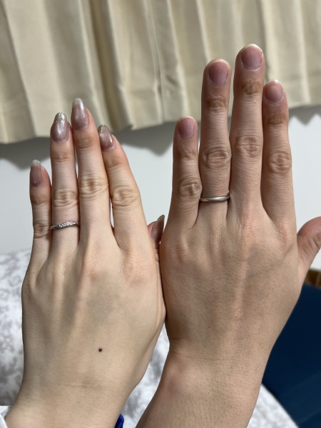 ねじりがとにかく可愛い！ ペアの結婚指輪を探していて、いくつ