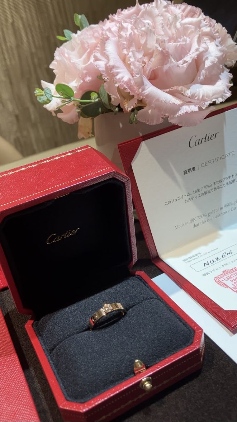 カルティエ 婚約指輪 ダイヤモンド ダイヤモンド リング | オーバル＆プリンセスカット リング