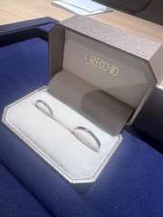 【ORECCHIO(オレッキオ)の口コミ】 輝きが素晴らしかった。
付けてみた感じも軽くて、自分はカスタマイズしま…