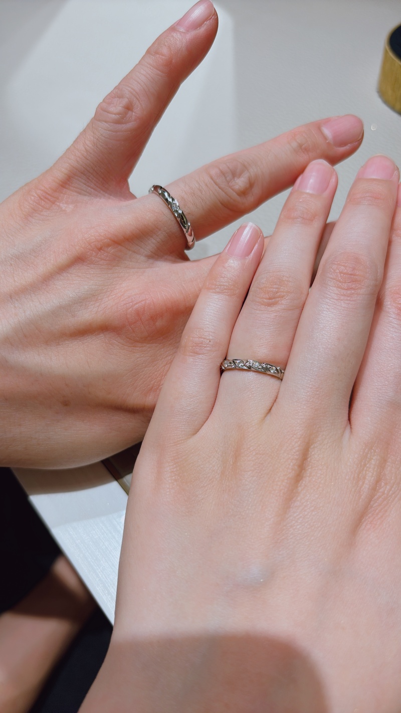 ★ショーメ★結婚指輪★2ヶ月の着用のみで定価の８分の１で！ ★トルサード ☆ショーメ☆結婚指輪☆2ヶ月の着用のみで定価の8分