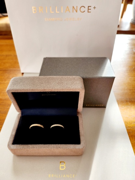 ヴィンテージ ダイヤモンドハーフエタニティリング【2ミリ幅】を