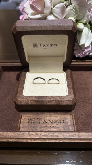 【TANZO.(鍛造指輪)の口コミ】 ひと味違ったデザインの指輪が欲しくて、自分の好きなデザインで指輪を作…