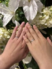 【TANZO.(鍛造指輪)の口コミ】 　自分の指輪は、スコップで削ったような加工をしてもらい、今後何十年と…