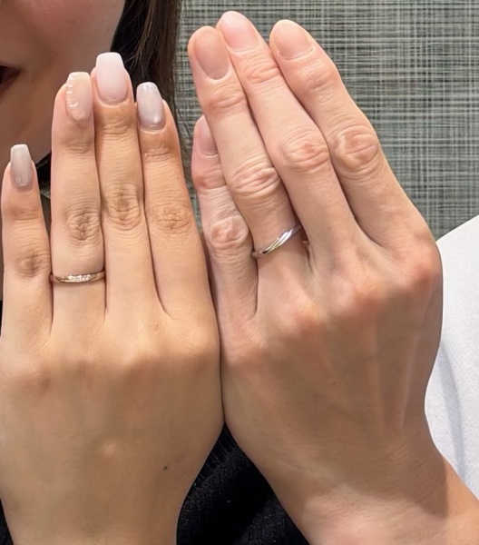 【値下げ】　I-PRIMO アイプリモ 美品 結婚指輪 アロム プレーン｜結婚指輪（マリッジリング）｜カップルに人気