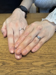 【BIJOUPIKO(ビジュピコ)の口コミ】 自由に自分の好みのダイヤが選べました。ダイヤの色味などで変わる値段な…