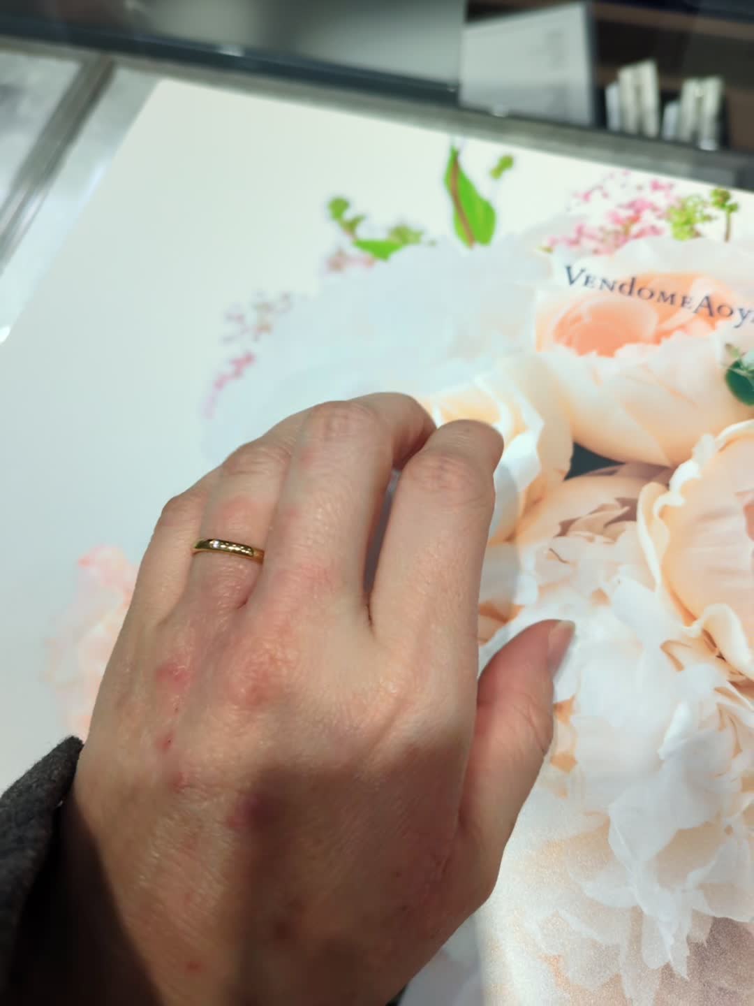 ダイヤのキラッと感も綺麗。