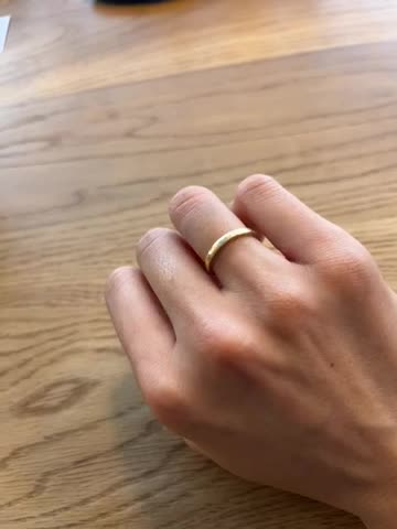 付け心地もいい指輪です！