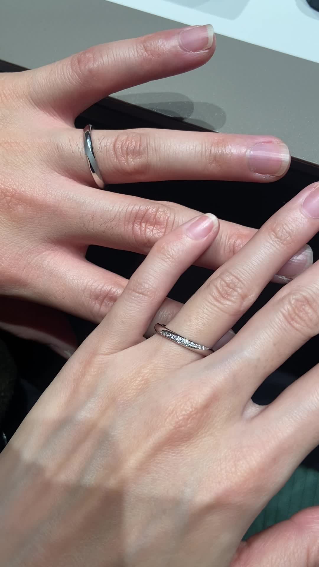 ダイヤモンドの輝きが格別です