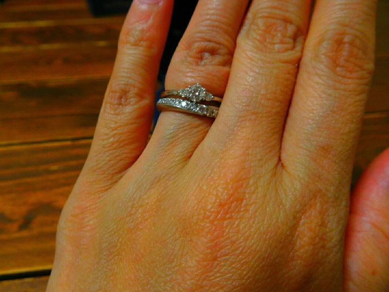 kuru様　Tiffany Tワン　ダイヤモンドリング　5号 kuru様 Tiffany Tワン ダイヤモンドリング 5号（結婚指輪との