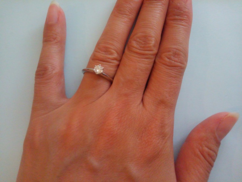 【本日またまた値下げ！】ティファニー TIFFANY&Co. 婚約指輪 婚約指輪はもともと買う予定はありませんでしたが、主人が