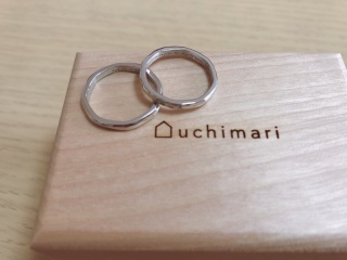 【uchimari(ウチマリ)の口コミ】 世界で1つしかないどこにも売っていない私たちだけの特別な指輪が欲しくて…