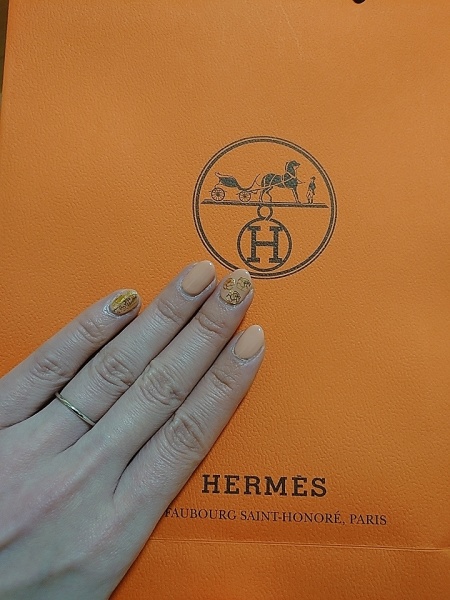 シンプルなのに印象的♡【HERMES】ユニ PM リング 入手困難！ユニセックス◎】HERMES☆オランプ リング PM (HERMES