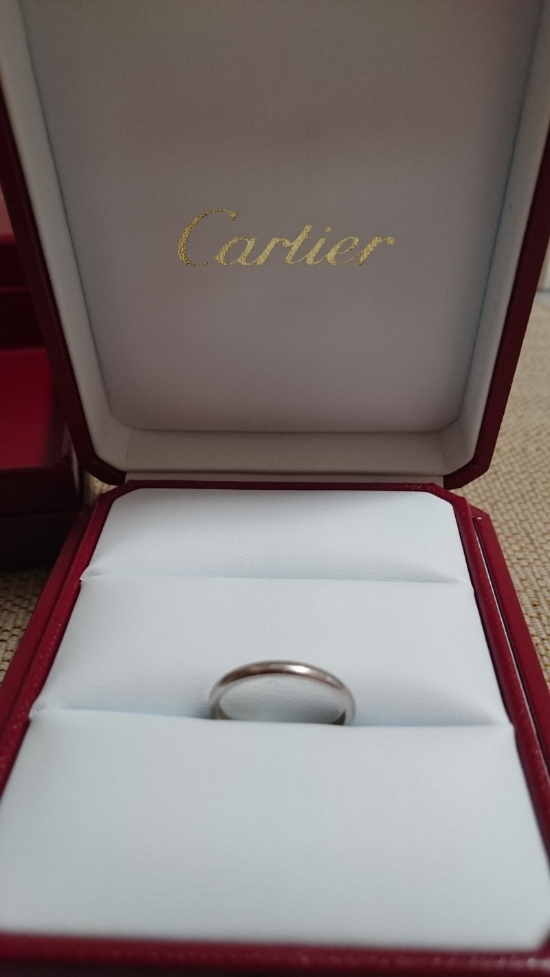 ウェディング リング プラチナ 幅2.5mm│カルティエ/Cartier/525
