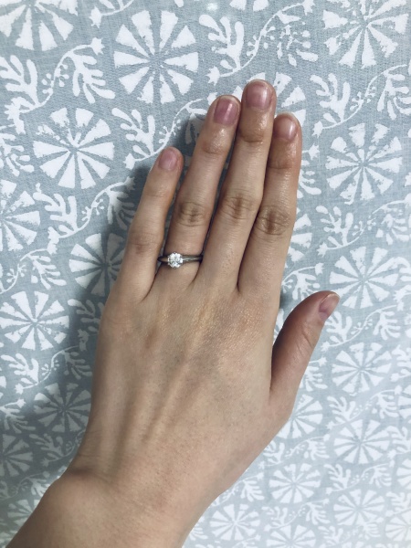【本日またまた値下げ！】ティファニー TIFFANY&Co. 婚約指輪 彼が婚約指輪はティファニーセッティングと昔から決めていたそう