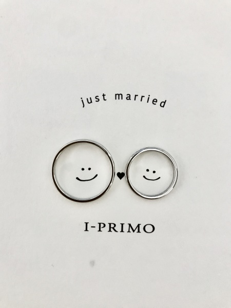 指輪のデザイン 2つの指輪を重ねると 模様のラインがつながり 2人で寄 アイプリモ I Primo の結婚指輪の口コミ 評判 Ringraph リングラフ