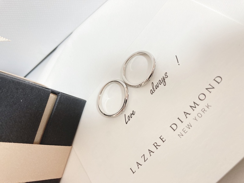 【新品未使用】LAZARE DIAMOND 指輪 結婚指輪 ウィズ｜LAZARE DIAMOND / ラザール ダイヤモンド