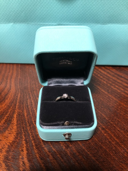 昔からティファニーの指輪に憧れていました。ティファニーのハーモニー