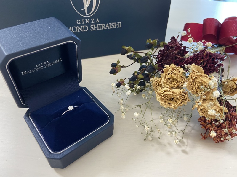 婚約指輪（銀座ダイヤモンドシライシ）プロポーズリング　未使用　ダイヤモンド Holiminous（ホリミナス） [婚約指輪] 銀座ダイヤモンドシライシ