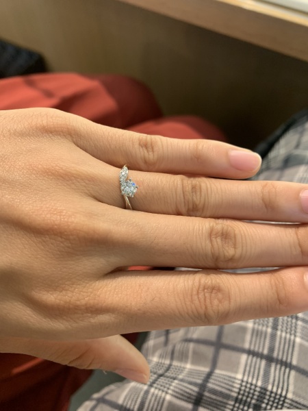 今回は婚約指輪のみを購入しましたが、後々結婚指輪も考えている