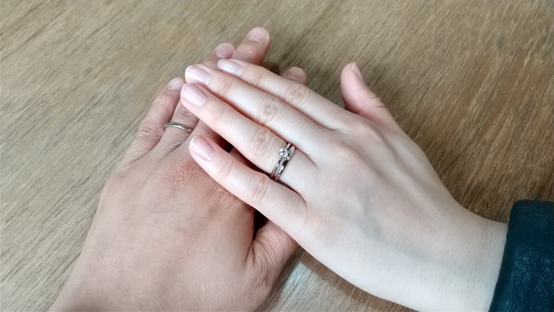 【値下げ】出雲結 結婚指輪 風 結 - か ぜ [結婚指輪] 出雲結(いずもゆい) | Ringraph(リングラフ)