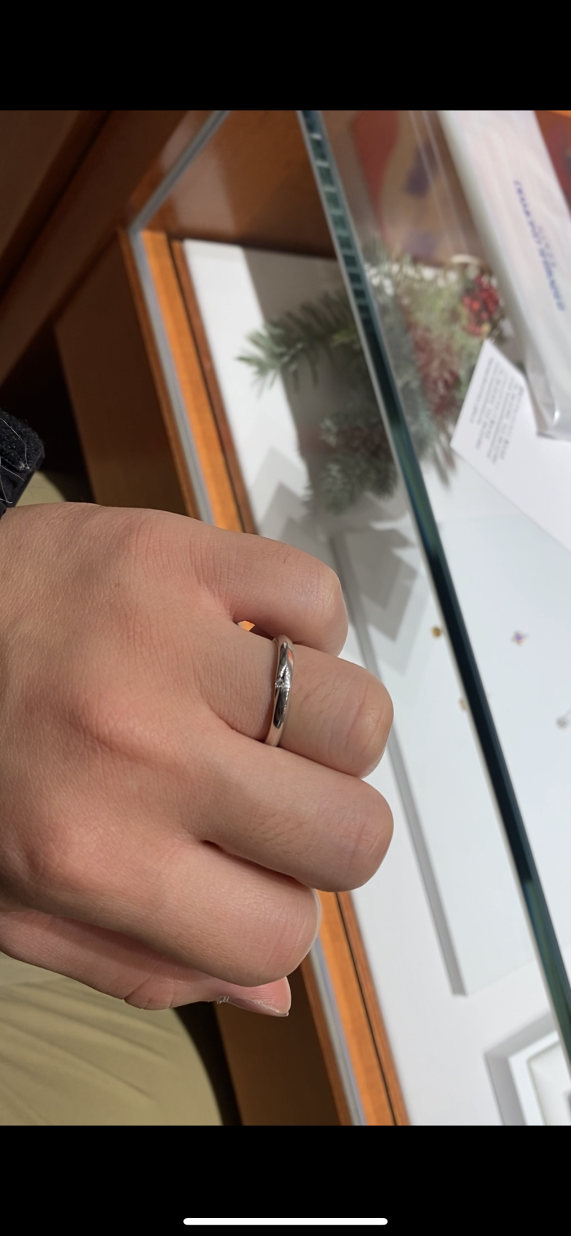 【新品未使用】銀座ダイヤモンドシライシ 結婚指輪 男性用 男性の結婚指輪のイメージといえばシンプルなシルバーリングで