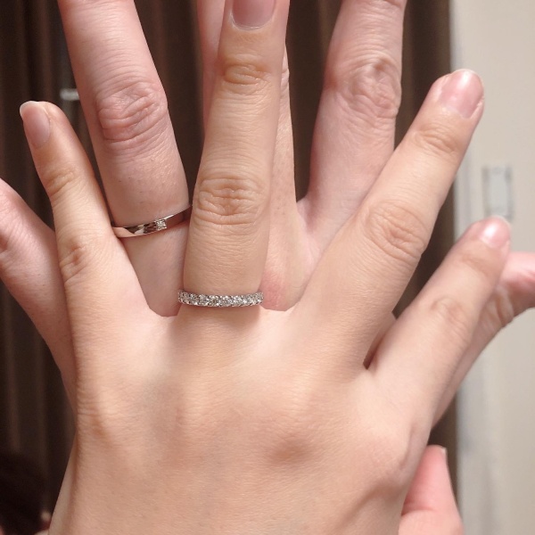 【婚約指輪刻印なし】銀座ダイヤモンドシライシほぼ新品 ダイヤモンドシライシ 結婚指輪(刻印なし) - メルカリ