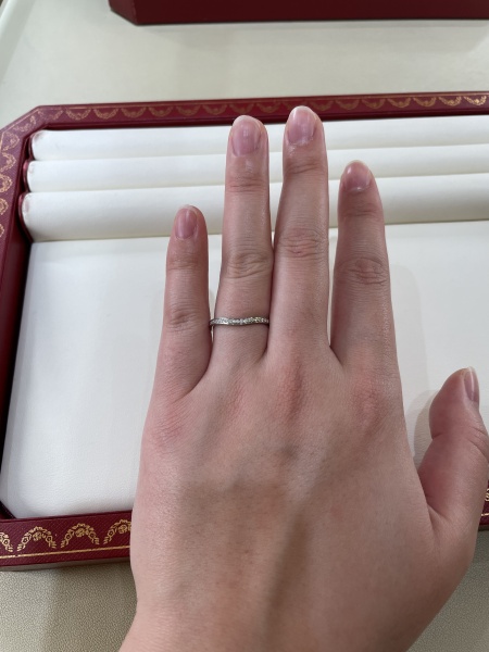 カルティエ　結婚指輪 結婚指輪はカルティエ！と主人と結婚前から決めていました