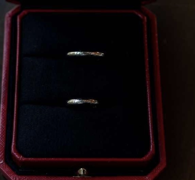 Cartier 結婚指輪 プラチナ950 Cartier 結婚指輪 プラチナ950