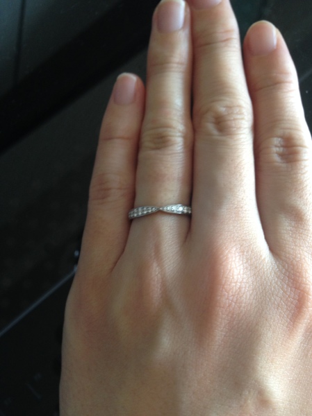 Tiffany & Co. シルバー ダイヤモンド リング 結婚指輪セット Tiffany & Co. シルバー ダイヤモンド リング 結婚指輪セット