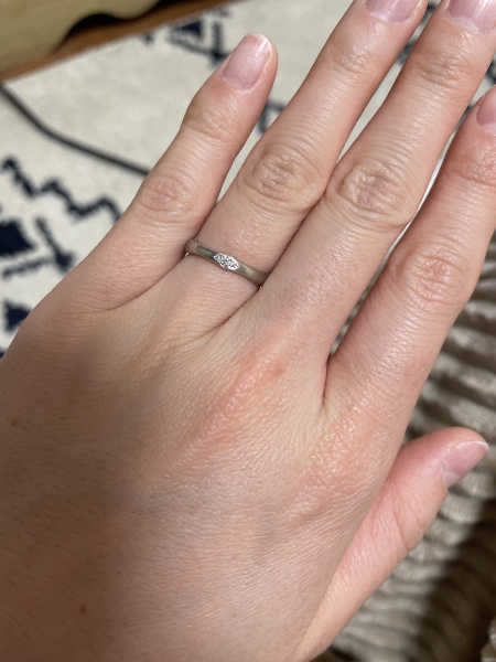 ビジュピコ　ポルターダ　アイレ　ダイヤモンドリング　5号 ビジュピコ ポルターダ アイレ ダイヤモンドリング 5号 控えめなダイヤ