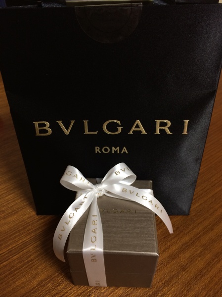 リング 指輪 ブルガリ紙袋、箱、小さい巾揃ってます