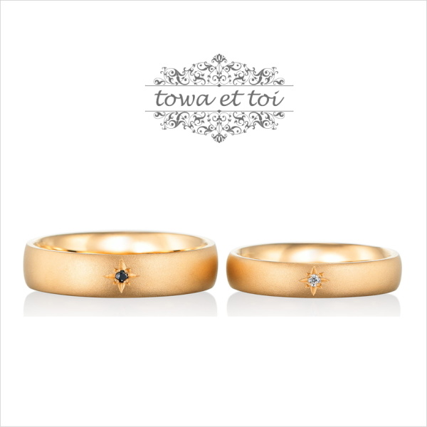 Etoile エトワール 星 寄り添う２つの輝く星 結婚指輪 Towa Et Toi トワエトワ Ringraph リングラフ