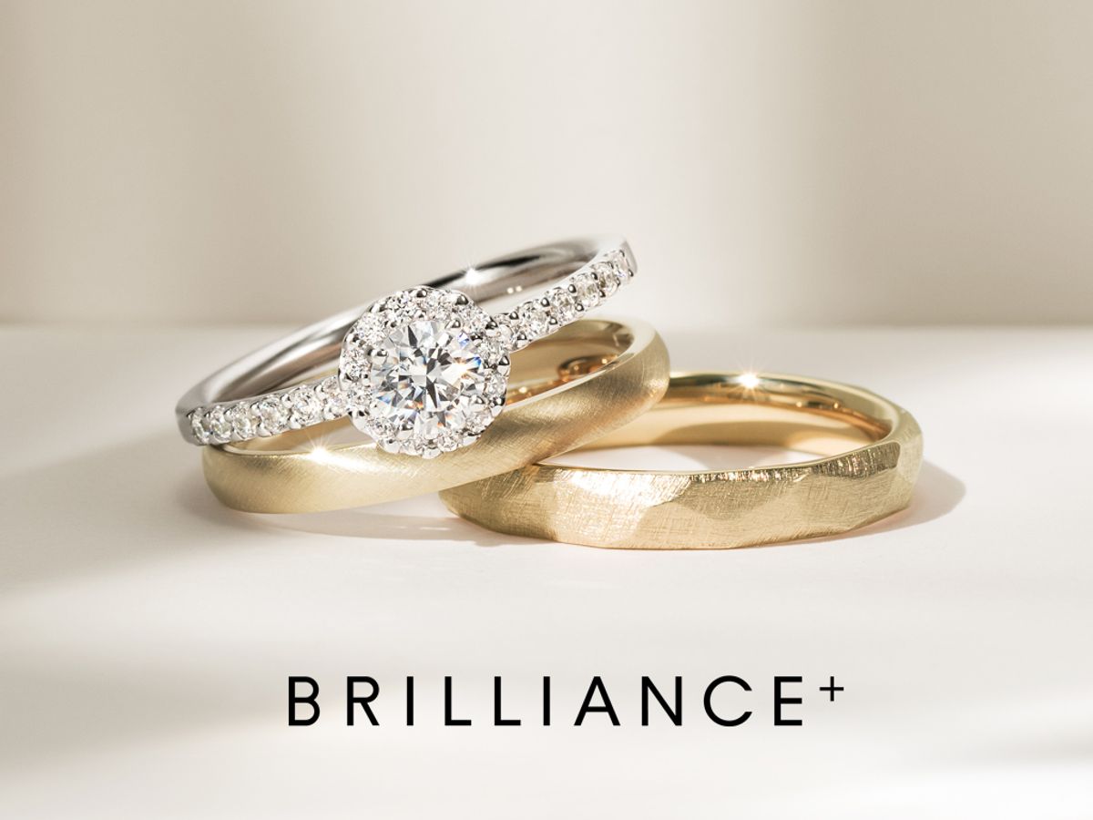 美品 刻字あり ブリリアンスプラス ダイヤモンドリング 婚約指輪 BRILLIANCE+(ブリリアンスプラス)の結婚指輪・婚約指輪