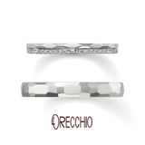 【ORECCHIO(オレッキオ)】＜aman～アマン＞結婚指輪　AM-2313/AM-2314