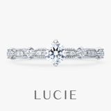 【LOVEST(ラヴェスト)】［Clocher］クロシェ / メレありハーフエタニティ (薔薇の鐘楼)