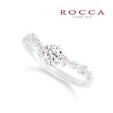 【ROCCA(ロッカ)】【ROCCA】さりげないピンクダイヤが可愛いエンゲージリング MK-13R