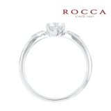【ROCCA(ロッカ)】【ROCCA】シンプルだけどサイドメレがかわいい！人気のエンゲージリング 3-3141-3 