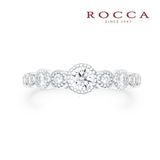 【ROCCA(ロッカ)】【ROCCA】フクリン留めで引っかかりにくい！普段使いしやすいエンゲージリング OEM7