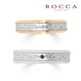 【ROCCA(ロッカ)】【ROCCA】好きな彫り模様に変更可能！和彫のマリッジリング GO-1S/1L