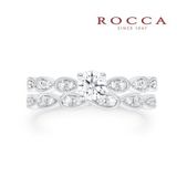 【ROCCA(ロッカ)】【ROCCA】重ねづけにもぴったり！アンティークなマリッジリング R76/R77