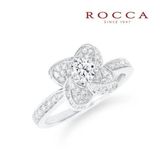 【ROCCA(ロッカ)】【ROCCA】大人なお花のデザイン！華やかなエンゲージリング TDR01427
