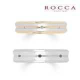 【ROCCA(ロッカ)】【ROCCA】幅広でも着け心地◎！コンビのマリッジリング KO-1S/KO-1L