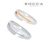 【ROCCA(ロッカ)】【ROCCA】スタイリッシュなS字が珍しい！個性的なマリッジリング DI-10D/10L