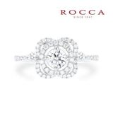 【ROCCA(ロッカ)】【ROCCA】お花のデザインが可愛い！華やかなエンゲージリング TDR03766